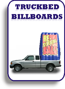 Truck billboards button
