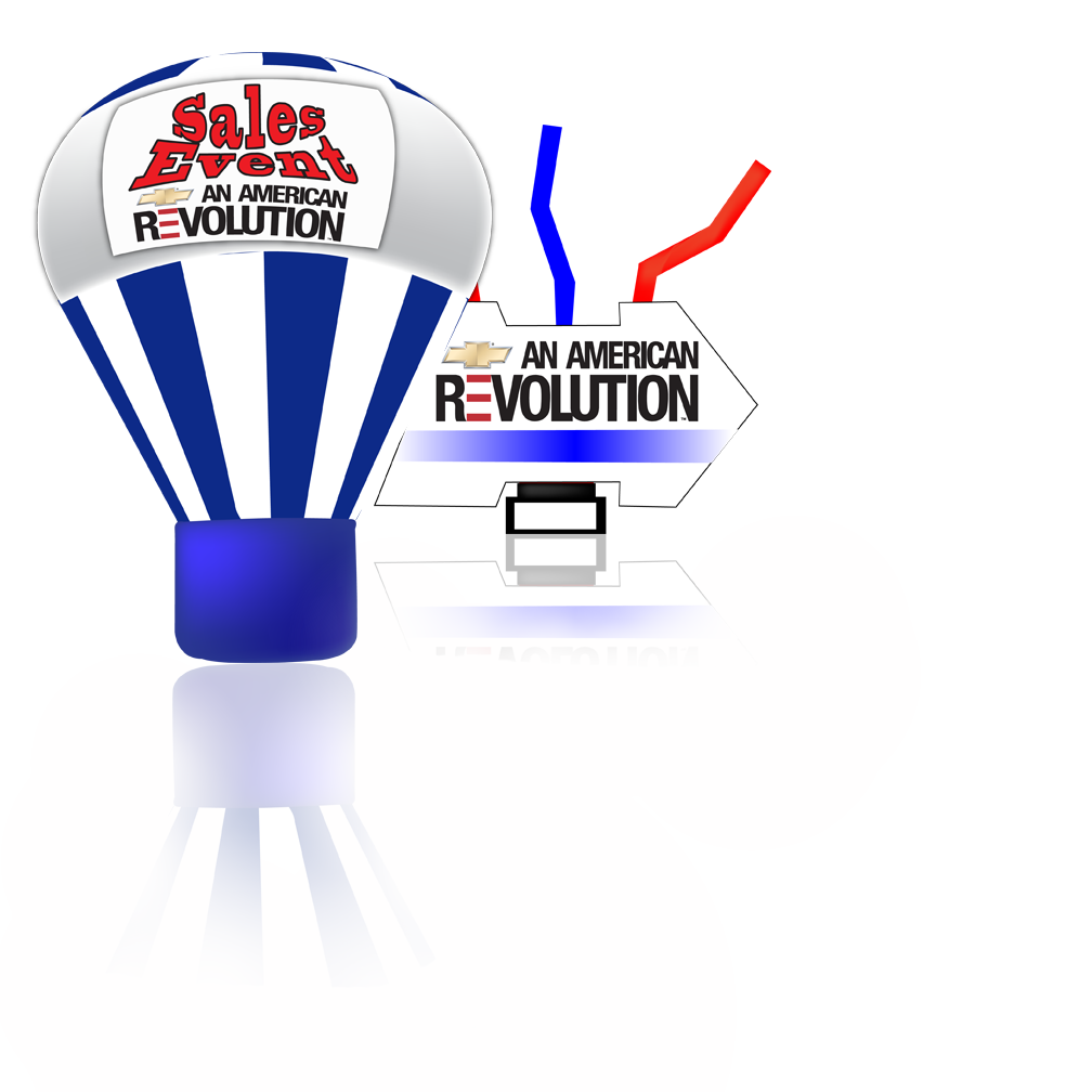 Chevy balloon promotional products.