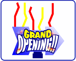 Grand Opening arrow