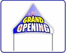 Grand opening tent.