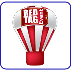 red tag event balloon