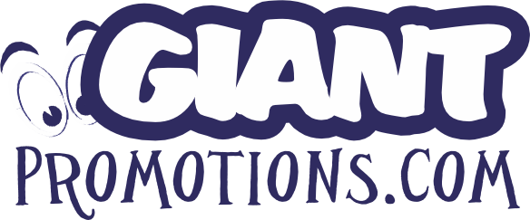 Giant Promotions logo - a bold and dynamic emblem representing outdoor event solutions.