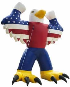 New Eagle Style Promotional Inflatable Rental in Florida - Giant Promotions.