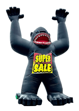 Gorilla inflatable event promotionals in Florida - GiantPromotions.com